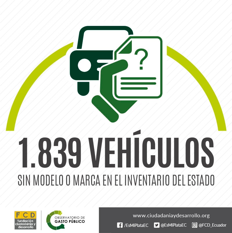 Los vehículos del Estado ecuatoriano: 6 de cada 10 están en buenas condiciones